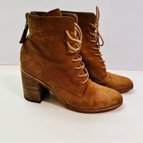 Dolce Vita Drew Tan Suede Ankle Boot 9.5 - Picture 3 of 8